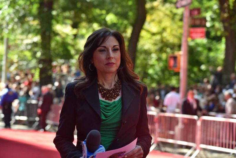 Valerie Smaldone on red carpet
